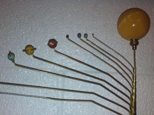 Now that Pluto has been demoted to a Dwarf Planet, I probably need to put a little tag on my model explaining how it SHOULDN'T be there.