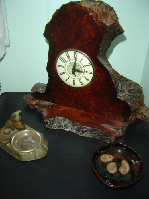Weird Stuff that Works Burlwood Clock