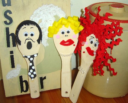 Rice Paddle Puppets