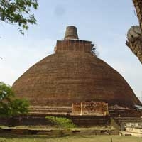 Abhayagiriya Dagoba in Anuradhapura