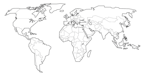 Looking for a Blank World Map? Free Printable World Maps to Use in