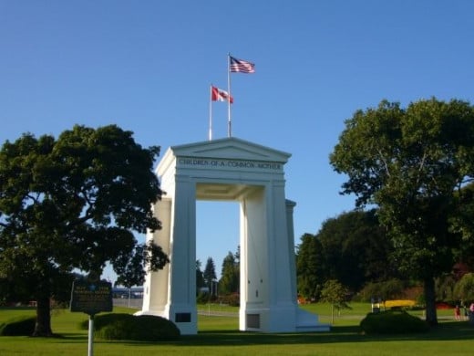 Peace Arch US Side