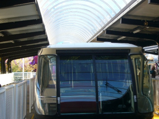 Seattle Monorail at the Seattle Center Terminal