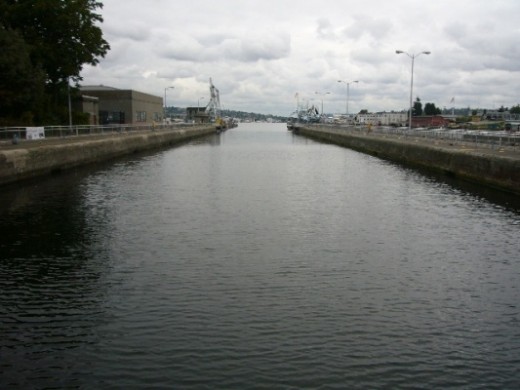 Until the level of the lake is reached.