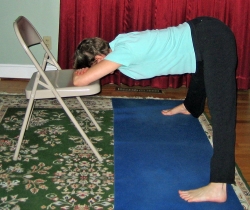 Supported Prasarita Padottanasana