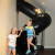 There are several slides throughout the Magic House. The girls went on each one several times. There are several slides throughout the Magic House. The girls went on each one several times.