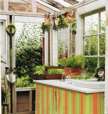 Potting Bench and Shed