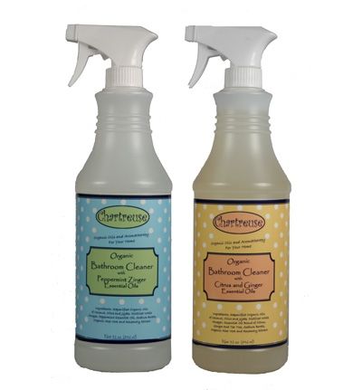 Items like the All Natural Bathroom Cleaner are sold in bottles, but refills are sold in pouches to reduce the consumption of pl