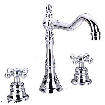 The Beverly vanity's traditional goose neck faucets comes included in the low price.