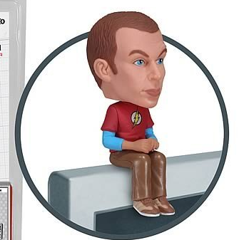 Big Bang Theory Sheldon Computer Topper. A Geek for a Geek Gift. Perfect, no?