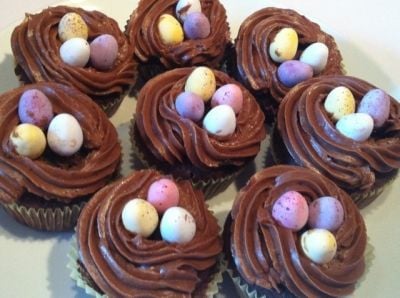 Best Bird Nest Cupcakes Recipe - image copyright of the author