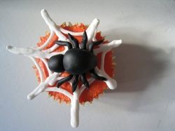 Spider Halloween Cupcake Photo courtesy of Flickr Creative Commons, author abakedcreation