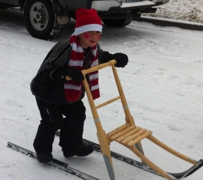 Kicksledding is Fun!