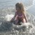 Our youngest being hit by a wave. Our youngest being hit by a wave.