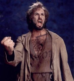 Jordan Bennett as Jean Valjean. This image released into Public Domain by the actor.