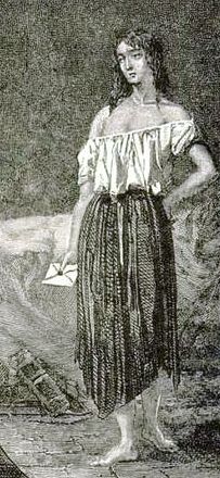 Eponine as She Appears in Les Miserables Illustrations