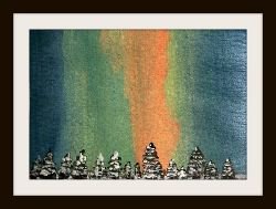 northern lights by Linda Hoxie