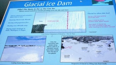 This tells how Lake Pend Orielle was formed by that Glacier