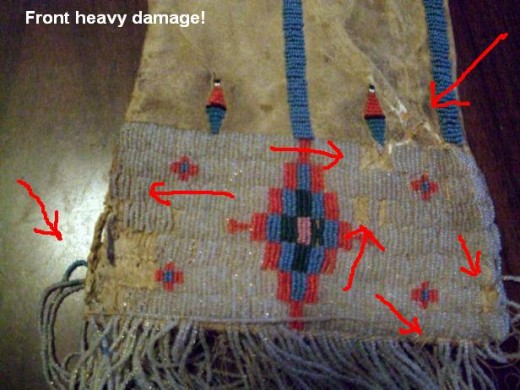 Front side of possible bag