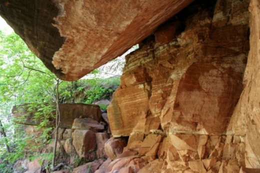 The Rock at the Lower Emerald Pools at Zions