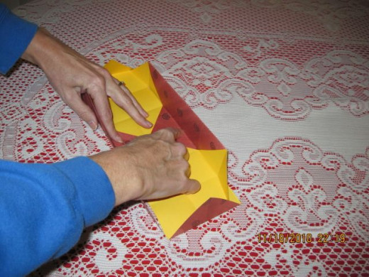 Fold the other side the same