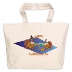 Thanksgiving Turkeys Canvas Bag