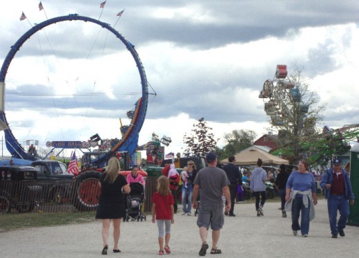The crowds built through the day.