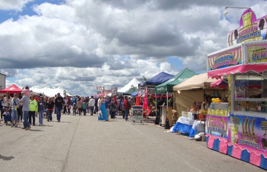 The Midway and carnival-type games.