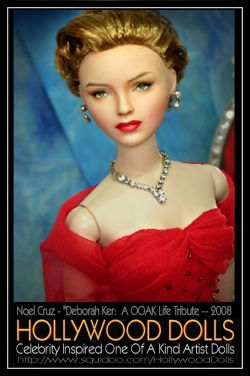 Hollywood Doll - Deborah Kerr:  A OOAK LIfe Tribute by Noel Cruz