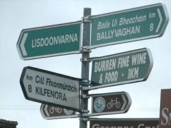 Signs in County Clare Ireland