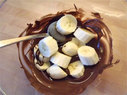Refreshing Frozen Chocolate Covered Banana
