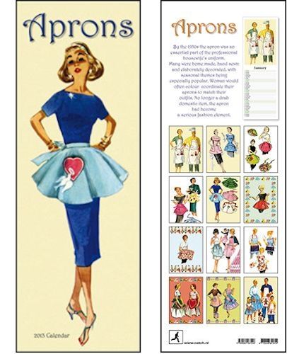 Retro Style Aprons Calendar
