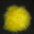 Fluff the feathers around the pins to cover them. Now stick the painted dowel rod into the center of the covered ball.