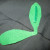 I added a small piece of green pipe cleaner (chenille stick) to the inside of each of the felt leaves so they would hold their shape. I secured it with hot glue.