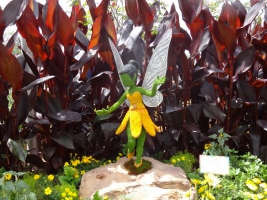A Fairy Topiary at Epcot Flower & Garden Festival