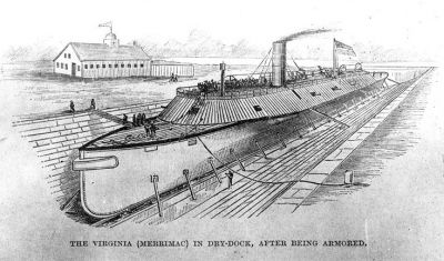 US Civil War Ironclad CSS Virginia
