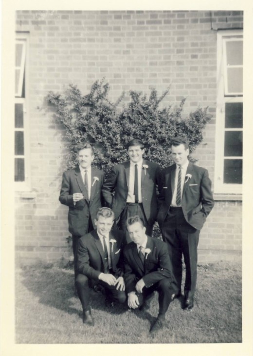 Jeff Jones, Bill Fisher, Colin Small, Austin Shiels, Nobby Clarke