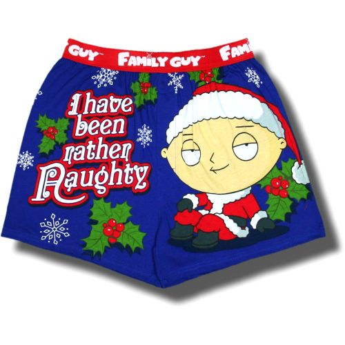 Family Guy Stewie - I've been rather Naughty - 100% Cotton Funny Men's Shorts