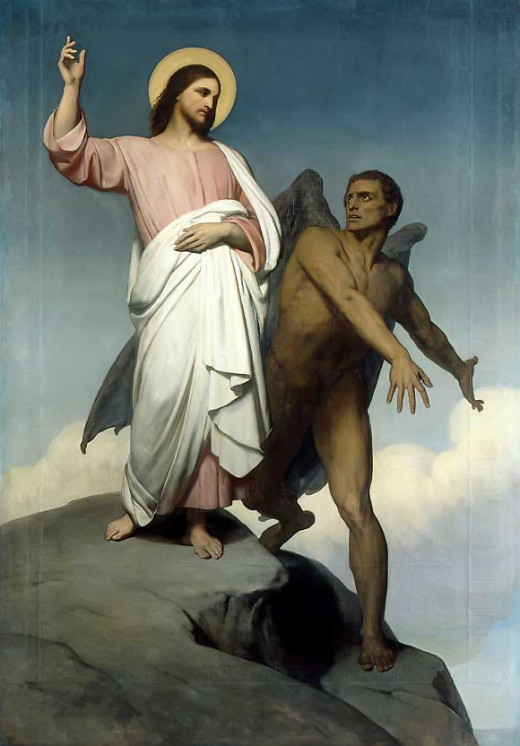 The Temptation of Christ by Ary Scheffer.