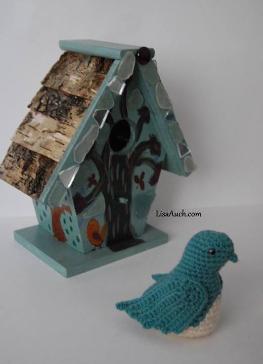 Crochet Bird pattern - Birdhouse designs