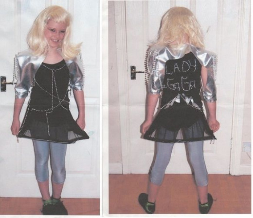 Homemade Halloween costumes -lady gaga