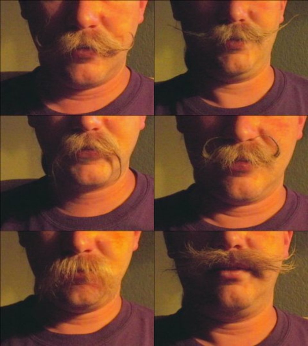 A Mustache Montage
