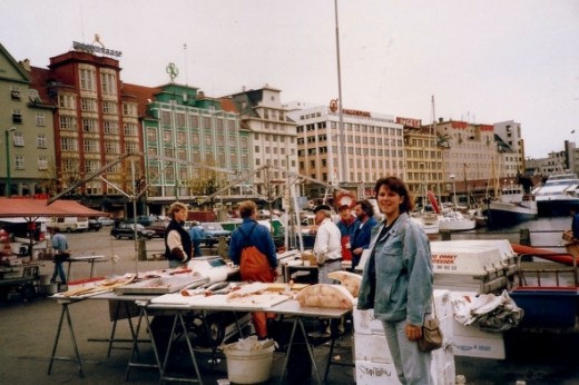 The fish market in Bergen