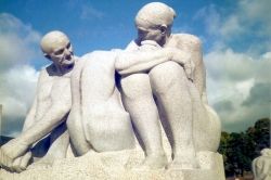 Granite sculpture from Vigeland's Parken
