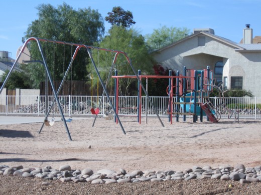 Playgrounds are often found in condominium developments.