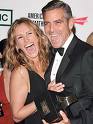 Julia with George Clooney