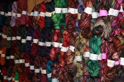 Skeins of Yarn in Every Color