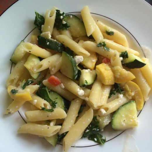 Summer Vegetable Greek Pasta