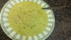 Sunflower Seed Soup With Lemongrass, Scallions & Celery (Vegan, Gluten-Free)