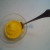 Use the fork around the edges to remove the egg. You may have to do go around a few times to totally remove the egg.